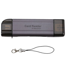 USB3.0 TF//CF-Geheugenkaartlezer Type-C/Micro-USB-Adapter Hogesnelheidskaartlezer voor Pc Laptop Smartphone