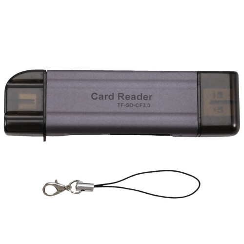 USB3.0 TF//CF Memory Card Reader Type-C/Micro USB Adapter High Speed Cardreader for PC Laptop Smartphone