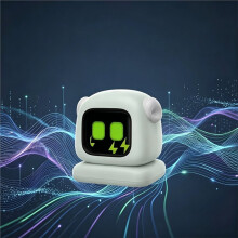 Robot Inteligente de Mascota Electrónica AI con Diálogo de Voz y Traducción, Compañero Educativo para Niños, Regalo Azul