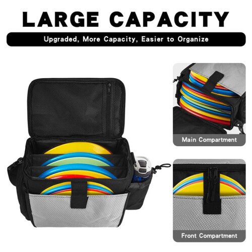 Disc Bag with Shoulder Strap and Removable Dividers, Disc  Carrier Bag  Part 2