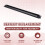 Steel Cable Management Brush Panel Black Cable Organizer for 19 Inch Rack Patch Panel System, 1U 2