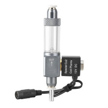 DIY Akvarium Solenoidventil Bubbelmätare Fisktank Generator Tryckreduceringsventil Utrustningstillbehör EU Kontakt