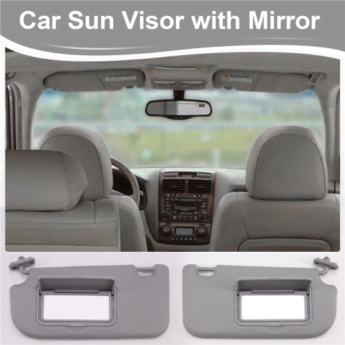 Protetor Solar Lateral Esquerdo e Direito com Espelho para  Sportage  2004 2005 2006 2007 2008 2009 2
