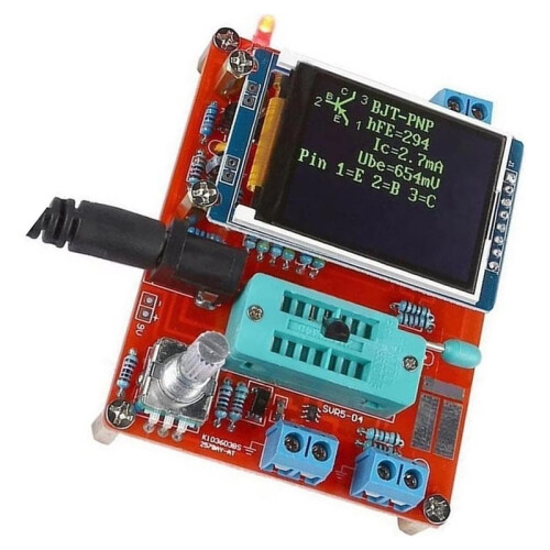 GM328 Transistor Tester Capacitance ESR Meter Inductance Resistor Diode FET SCR High-Precision Automatic Component 1