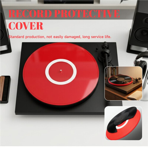 Tapete para Toca-Discos de Vinil de 12 Polegadas, Antiestático, Que Melhora A Qualidade Do Som. 2