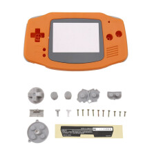 For Game Boy Full Housing Shell Kit DIY Casing Clear Replacement Shell Full Housing Cover with Buttons B