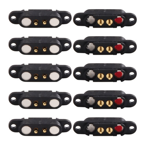 2Pin Magnetic Spring-Loaded Pogo Pin Connectors Precision-Engineered for Wireless Charger Testing & DIY Electronics
