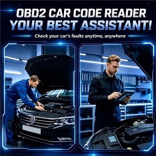 Scanner OBD2  pour Voitures, Lit et Efface les Codes D'Erreur pour les Véhicules de 1996 et , Support D'Application IOS et Android 2