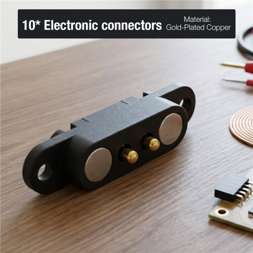 2Pin Magnetic Spring-Loaded Pogo Pin Connectors Precision-Engineered for Wireless Charger Testing & DIY Electronics 1