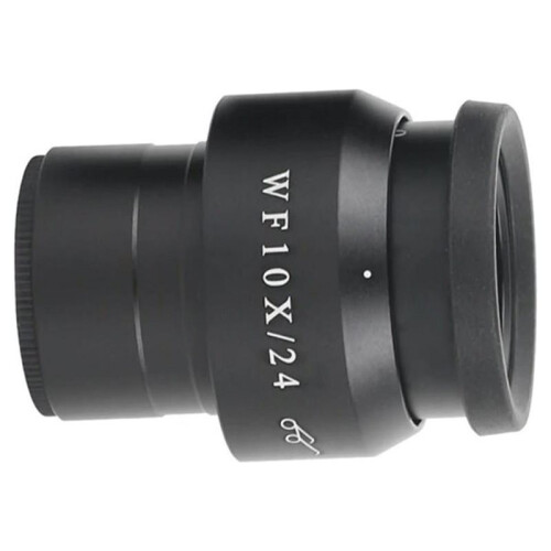 WF10X/24MM Microscope Eyepiece Wide Field Binocular Stereo Microscope Lens Interface 30MM Diopter Adjustable 1