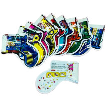 Fully automatic inflatable ribbon birthday atmosphere props birthday party wedding creative salute handheld fireworks-30pcs