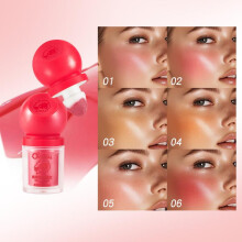 (No. 2) OCHEAL Liquid Blush Stick Nude Tones Blendable Natural Flush Buildable Color Brightening Contour Cheek Tint Portable Makeup