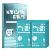 (14 pairs) Teeth Whitening Strips 3% Hydrogen Peroxide Gel Strips, Professional Dental Whitening Kit, Enamel Safe, 30 Strips