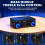 Stereo Audio Hifi Amplifier, 800W Bluetooth Amplifier 5.0, 2 Channels 12V/230V, 6