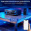 Stereo Audio Hifi Amplifier, 800W Bluetooth Amplifier 5.0, 2 Channels 12V/230V, 4