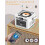 Boombox CD Player with Speakers, CD Cassette Player Combo with Bluetooth, Portab 4