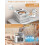 Boombox CD Player with Speakers, CD Cassette Player Combo with Bluetooth, Portab 5