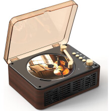 Portable CD Player Bluetooth with Speakers - Lehwey Desktop CD Players for Home,