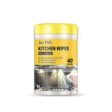 Heavy-Duty Kitchen Wipes - Multi-Purpose Oil & Dirt Cleaner, 40 Count for Fast, Easy Cleaning