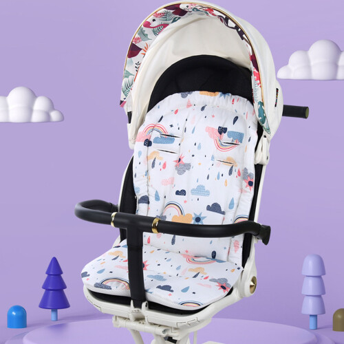 Kinderwagen Sitzpolster Baumwolle 35x63cm 1