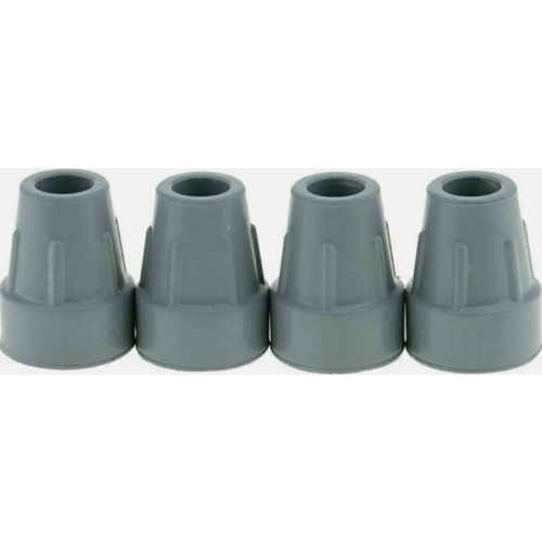 4 Pack Non-Slip Crutch Tips Rubber Ferrules for Walking Aids, 19 mm Durable Replacement Foot Caps 2