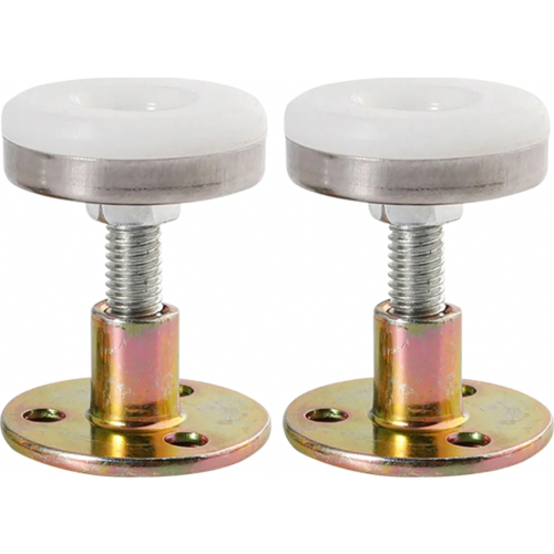 2 Adjustable Threaded Anti-Shake Bed Support Brackets, Telescopic Wall ...