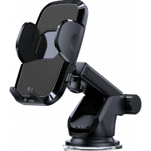 Support de téléphone de voiture 3 en 1, fixation universelle pour grille d'aération et ventouse pour iPhone 16, 15, 14 et appareils Samsung