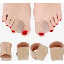 Silicone Toe Separators, Gel Toe Stretchers, 4 Pack for Hammer Toe and Hallux Valgus Correction, Overlapping Toe Spacers