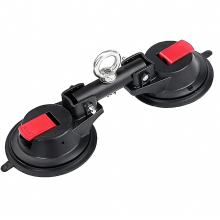 Double Heavy Duty Suction Cup Anchor, Strong Dual Suction Cups for Secure Hold on Smooth Surfaces