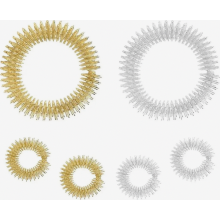 6-teiliges Akupressur-Ring-Set, Fingermassageringe zur Stresslinderung, Förderung der Durchblutung und sensorischen Handmassage