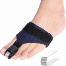 Zehenschiene zur Korrektur von Hammerzehen, gebrochenen, krummen und Krallenzehen, Zehenbandage mit Zehenspreizer für die zweite Zehe, Größe