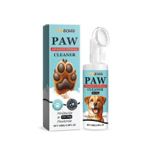 Pet Paw Cleaner Foam for Dogs & Cats  Gentle Deep-Cleaning, Moisturizing Paw Wash with Brush
