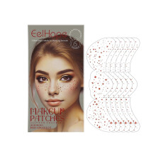 Red Freckle Tattoo Stickers Water Transfer Waterproof Faux Freckles Makeup Stick, Easy Apply