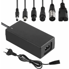 Nabíjačka pre kolobežky 42V 2A so 6 konektormi, nabíjací kábel AC pre elektrické kolobežky s LED indikátorom p