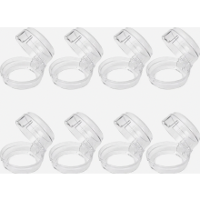 8er Set Herdknopf Kindersicherung, Herdschutz für Kinder, kinderfreundliche Herdsicherung für Herd & Backofen, Ø max. 6 cm, 4 cm hoch