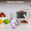 Visual Timer for Kids, 60 Minute Countdown for Classroom Office Kitchen, Desk Time Management Tool with Quiet Operation, Pomodoro 6
