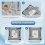 16-Pack Washable Microfiber Cleaning Cloths for Window Cleaning Robot, Replacement Pads, Durable Window Cleaning Accessories 5