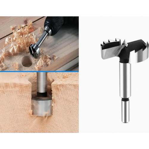 Forstner-Bit, 60 mm, Forstnerbohrer 60 mm für Holz, Rundschaftbohrer 1