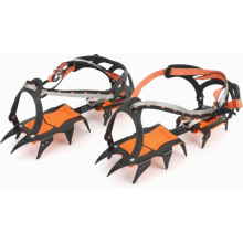 Crampones profesionales de 12 dientes para actividades al aire libre, escalada en roca, pesca en hielo, fundas para raquetas de nieve y equipo de mo