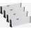 Adjustable Drawer Dividers, 4 Pack Drawer Organizer Inserts for Kitchen, Bedroom, and Office Storage 1