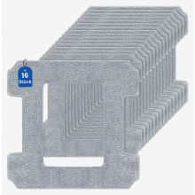 16-delige set microvezel reinigingspads voor raamreinigingsrobots, wasbaar, herbruikbaar en geschikt voor W2 Pro, W2 Pro Omni, W2 Omni, W2 en