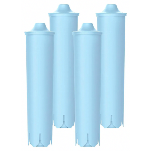 Replacement Water Filter Cartridge for Fully Automatic Coffee Machines, Compatible Blue Filter, 4-Pack, Not for E6 or E8