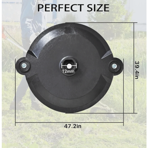 Lawn Mower Accessory Trimmer Blade with Screws, Cutting Disc Compatible with 20V Cordless Grass Trimmer, Durable Replacement Part 1