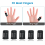 5 Pack Finger Splints for Trigger Finger, Broken Finger, Arthritis Support, Thumb, Index, Middle, Ring and Little Finger Stabilize 4