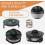 6-Pack Replacement Trimmer Spool with Cover, High-Quality, Practical, Durable, for Kitchen and Household Use 4