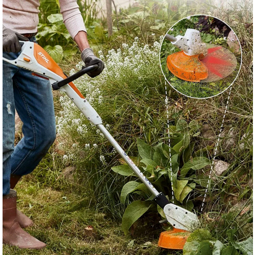 100 Piece Lawn Trimmer Replacement Blades Set, Plastic Cutter Blades Accessory for Cordless Grass Trimmer 1