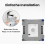 8-Pack Replacement Cleaning Pads for Window Cleaning Robot, Washable Microfiber Cloths Remove Stains and Dust Effectively from Gla 6