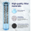 Replacement Water Filter Cartridge for Fully Automatic Coffee Machines, Compatible Blue Filter, 4-Pack, Not for E6 or E8 2