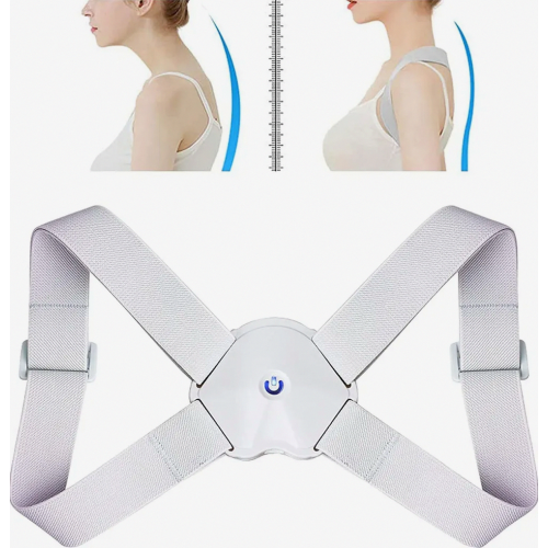 Posture Corrector Belt for Kids, Intelligent Sensor Vibration, Adjustable Upper Back Support for Neck and Back Pain Relief 1
