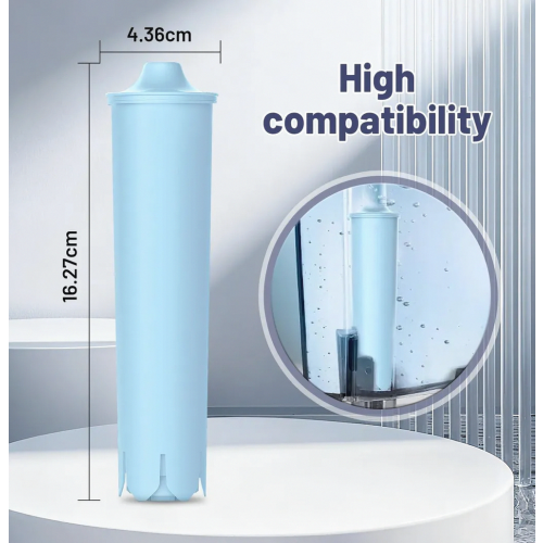 Replacement Water Filter Cartridge for Fully Automatic Coffee Machines, Compatible Blue Filter, 4-Pack, Not for E6 or E8 2